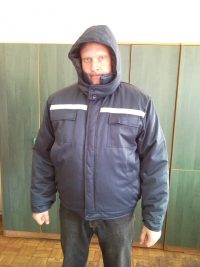 Куртка утепленная с капюшоном мод.К8УКП2У (укороченная)
